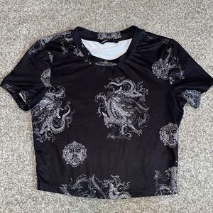 NOT AVAILABLE Dragon Crop Top